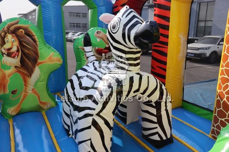 Go To The Zoo Multiplay Bouncy Castle Playground