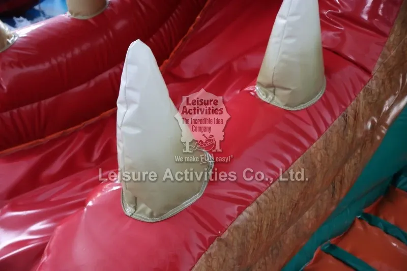 Small Inflatable Multiplay Bouncy Castles T Rex With Slide Small Inflatable Multiplay Bouncy Castles T Rex With Slide