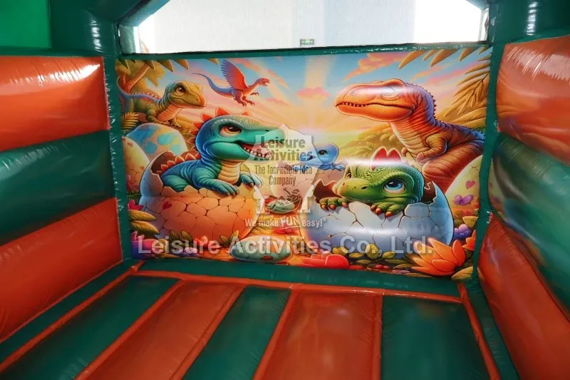 Small Inflatable Multiplay Bouncy Castles T Rex With Slide Small Inflatable Multiplay Bouncy Castles T Rex With Slide